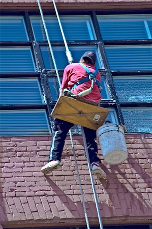 simsearch:700-02828434,k - Window washer Stock Photo - Budget Royalty-Free & Subscription, Code: 400-03960567