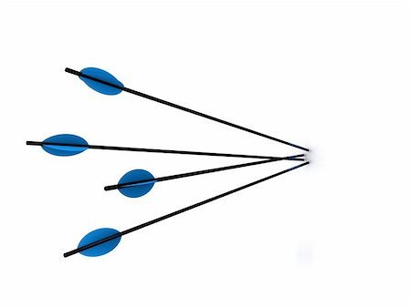 fly (insect) - 3d rendered illustration of three blue arrows Stock Photo - Budget Royalty-Free & Subscription, Code: 400-03961642