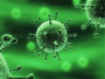 sera - 3d rendered close up of streaming viruses Stock Photo - Budget Royalty-Free & Subscription, Code: 400-03961679