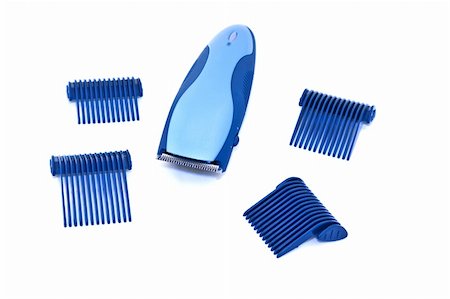 Hair grooming tools isolated against a white background. Stock Photo - Budget Royalty-Free & Subscription, Code: 400-03962171