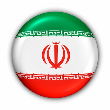 World Flag Button Series - Asia/Middle East - Iran (With Clipping Path) Stock Photo - Budget Royalty-Free & Subscription, Code: 400-03963738