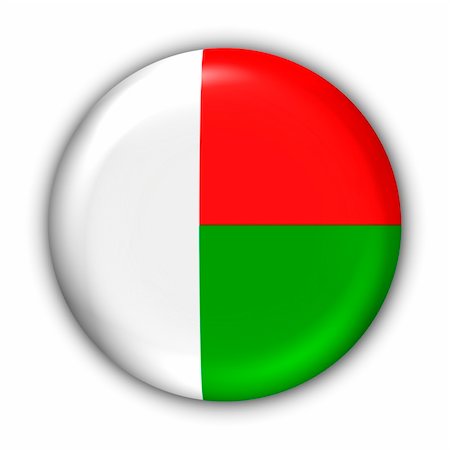 simsearch:400-03963768,k - World Flag Button Series - Africa - Madagascar (With Clipping Path) Stock Photo - Budget Royalty-Free & Subscription, Code: 400-03963760