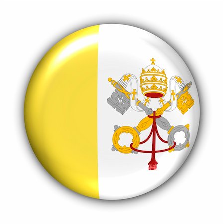 pape (religion) - World Flag Button Series - Europe - Vativan City (With Clipping Path) Photographie de stock - Aubaine LD & Abonnement, Code: 400-03963842