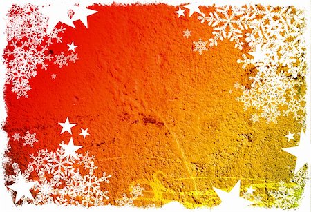 painted happy flowers - Christmas abstract Background frame Stock Photo - Budget Royalty-Free & Subscription, Code: 400-03963875