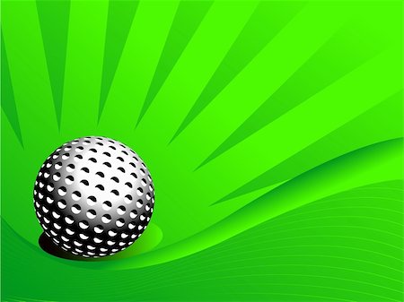 simsearch:400-03939480,k - abstract golf ball illustration Stock Photo - Budget Royalty-Free & Subscription, Code: 400-03963918