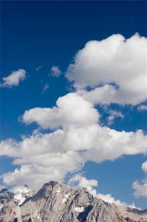 Panoramic view of the Marmolada in the Dolomites - Italy Photographie de stock - Aubaine LD & Abonnement, Code: 400-03963985