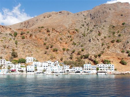 The sea settlement in Crete Stock Photo - Budget Royalty-Free & Subscription, Code: 400-03974764