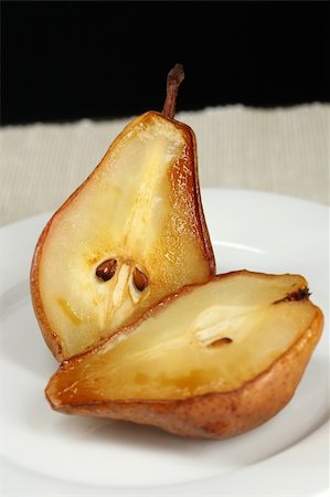 stephconnell (artist) - Gourmet roasted pears for a healthy dessert Foto de stock - Super Valor sin royalties y Suscripción, Código: 400-03975193