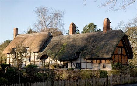 anne hathaways cottage home of william shakespeares wife shottery stratford-upon-avon great britain england uk united kingdom eu Foto de stock - Super Valor sin royalties y Suscripción, Código: 400-03975983