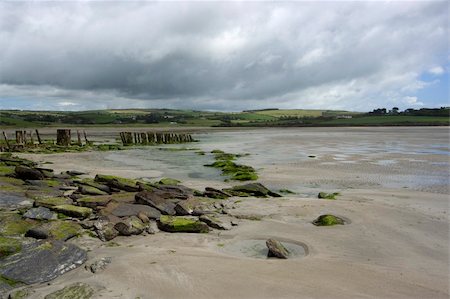 simsearch:400-03976508,k - Scenic view of a beach in Southern Ireland Stockbilder - Microstock & Abonnement, Bildnummer: 400-03976425