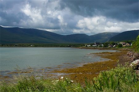 simsearch:400-03976503,k - Scenic view of an Irish Bay, before a storm Stock Photo - Budget Royalty-Free & Subscription, Code: 400-03976439