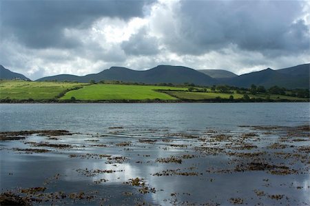 simsearch:400-03976508,k - Storm brewing across bay in Ireland Stockbilder - Microstock & Abonnement, Bildnummer: 400-03976441