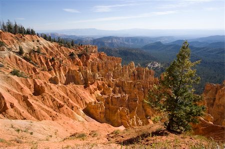 simsearch:400-03976569,k - Scenic view of Bryce Canyon National Park, Utah Fotografie stock - Microstock e Abbonamento, Codice: 400-03976475