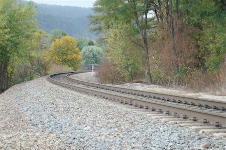 simsearch:400-03977018,k - Railroad tracks. Stock Photo - Budget Royalty-Free & Subscription, Code: 400-03976760