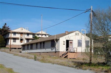 Abandoned army barracks, Fort Ord, California Stock Photo - Budget Royalty-Free & Subscription, Code: 400-03977022