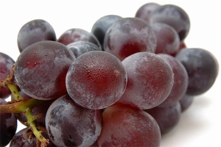 simsearch:400-04610449,k - Close up of kyohou grapes in isolated white background Foto de stock - Super Valor sin royalties y Suscripción, Código: 400-03977345