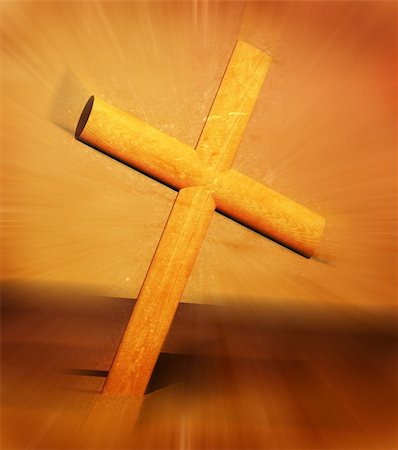 simsearch:400-06087640,k - Holy cross with old yellow paper 2D computer art Stock Photo - Budget Royalty-Free & Subscription, Code: 400-03978147