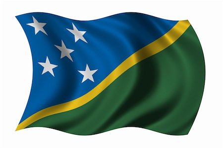 solomon - Flag of the Solomon Islands waving in the wind Foto de stock - Super Valor sin royalties y Suscripción, Código: 400-03978901