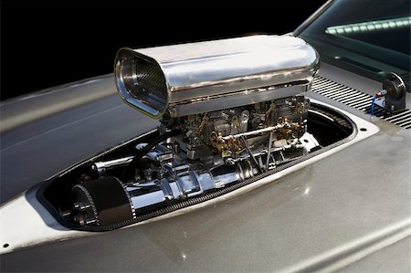 Supercharged V8 engine. Foto de stock - Super Valor sin royalties y Suscripción, Código: 400-03979021