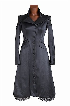 simsearch:400-05212510,k - Black shining a female dress with buttons Stock Photo - Budget Royalty-Free & Subscription, Code: 400-03979407