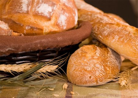 simsearch:400-03932840,k - assortment of baked bread Stock Photo - Budget Royalty-Free & Subscription, Code: 400-03979430