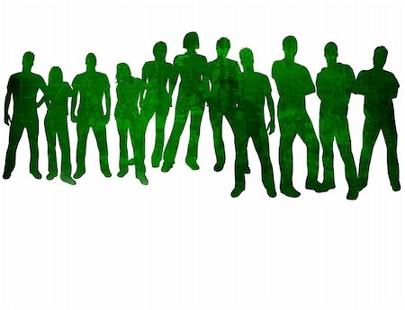 simsearch:400-05034662,k - textures style of people silhouettes Stock Photo - Budget Royalty-Free & Subscription, Code: 400-03979483