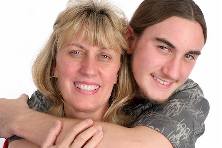 dental mother - A portrait of a loving mother and her teen-aged son. Stock Photo - Budget Royalty-Free & Subscription, Code: 400-03970494