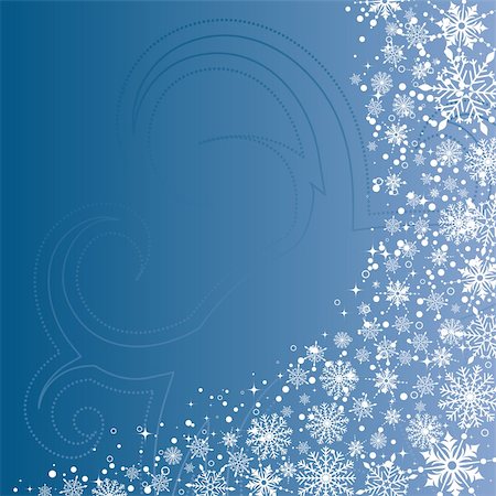 filigree drawings - Abstract christmas background with snowflake, element for design, vector illustration Stock Photo - Budget Royalty-Free & Subscription, Code: 400-03970543