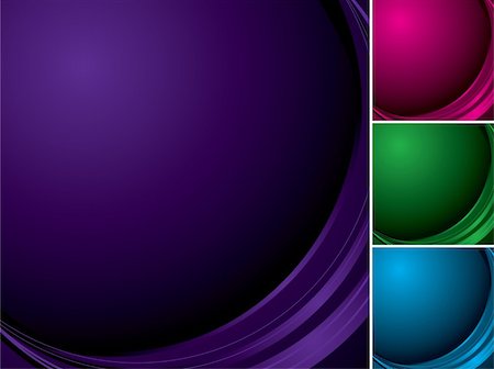 simsearch:400-03916850,k - flowing abstract background in four different colors with copy space Stock Photo - Budget Royalty-Free & Subscription, Code: 400-03970558
