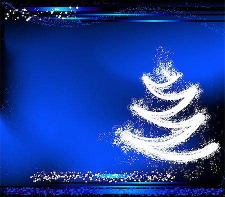 simsearch:659-06152124,k - creative design with christmas tree - winter illustration Stockbilder - Microstock & Abonnement, Bildnummer: 400-03971180