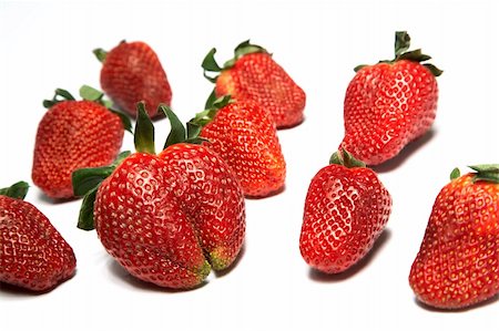 simsearch:400-03930798,k - Fresh berries a strawberry on a white background Photographie de stock - Aubaine LD & Abonnement, Code: 400-03971604
