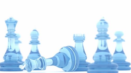 simsearch:696-03398095,k - Chess pieces with dof and clipping path , 3d render Photographie de stock - Aubaine LD & Abonnement, Code: 400-03971735