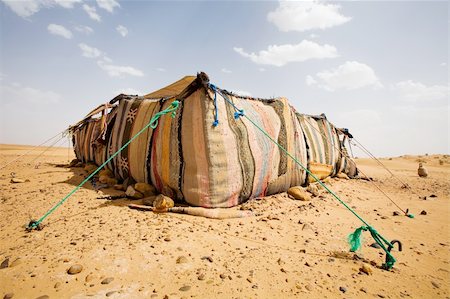 The bedouins tent in the sahara, morocco Stock Photo - Budget Royalty-Free & Subscription, Code: 400-03973020