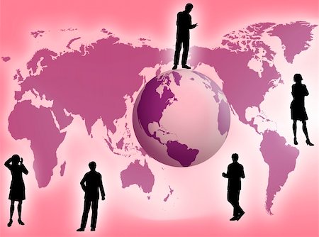 simsearch:400-04017214,k - Business team all around the world as business concept Stockbilder - Microstock & Abonnement, Bildnummer: 400-03973241