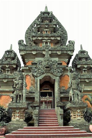 photo of hindu temple at bali indonesia Stock Photo - Budget Royalty-Free & Subscription, Code: 400-03973611