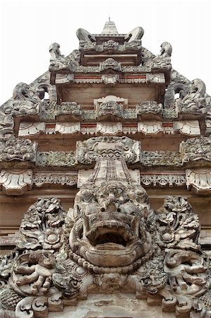 photo of hindu temple at bali indonesia Stock Photo - Budget Royalty-Free & Subscription, Code: 400-03973613