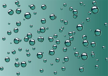 Vector illustration - abstract background made of  fun and cute looking bubbles/droplets Stock Photo - Budget Royalty-Free & Subscription, Code: 400-03973747