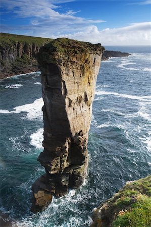 Yesnaby Castle sea stack on the Orkney coast Stock Photo - Budget Royalty-Free & Subscription, Code: 400-03973786