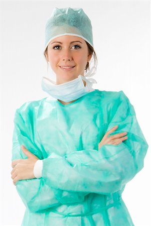 simsearch:400-04699159,k - young nurse just after operation in surgery Stock Photo - Budget Royalty-Free & Subscription, Code: 400-03984221