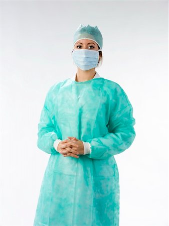 simsearch:400-05060422,k - nurse in green operation dress Stock Photo - Budget Royalty-Free & Subscription, Code: 400-03984252