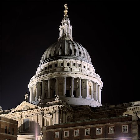 View of the North side of St Paul's Cathedral, taken from Paternoster Square, London, UK Stock Photo - Budget Royalty-Free & Subscription, Code: 400-03984395