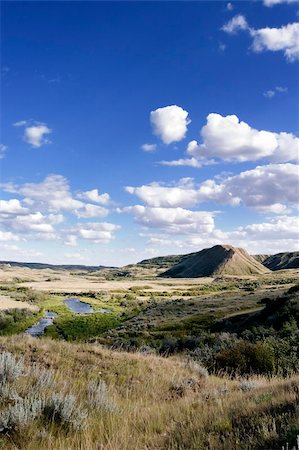 eden valley - Creek Hills on the Swift Current Creek, near Stewart Valley, Saskatchewan. Stock Photo - Budget Royalty-Free & Subscription, Code: 400-03985670