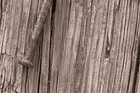 simsearch:845-04826665,k - a macro picture of old wood and nail Photographie de stock - Aubaine LD & Abonnement, Code: 400-03986711