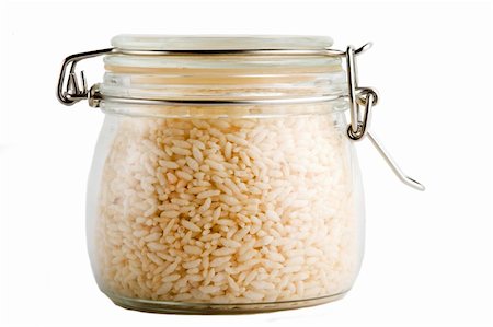 simsearch:400-03986789,k - Instant rice in a glass car with clipping path Photographie de stock - Aubaine LD & Abonnement, Code: 400-03986789