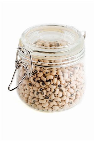 simsearch:400-03986789,k - Black eyed peas in a glass container Photographie de stock - Aubaine LD & Abonnement, Code: 400-03986780