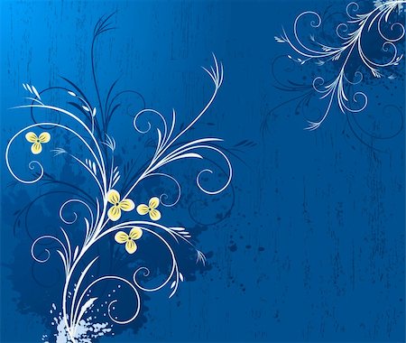 simsearch:400-05235690,k - Floral background - vector Stock Photo - Budget Royalty-Free & Subscription, Code: 400-03987907