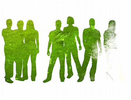 simsearch:400-05034662,k - textures style of people silhouettes Stock Photo - Budget Royalty-Free & Subscription, Code: 400-03989102