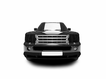 simsearch:400-03983309,k - black car on a white background Photographie de stock - Aubaine LD & Abonnement, Code: 400-03983354