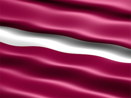 simsearch:400-03994118,k - Computer generated illustration of the flag of Latvia with silky appearance and waves Foto de stock - Super Valor sin royalties y Suscripción, Código: 400-03994118