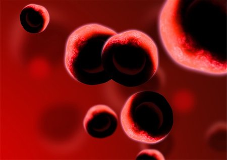 An illustration of human red blood cells. Stock Photo - Budget Royalty-Free & Subscription, Code: 400-03994454
